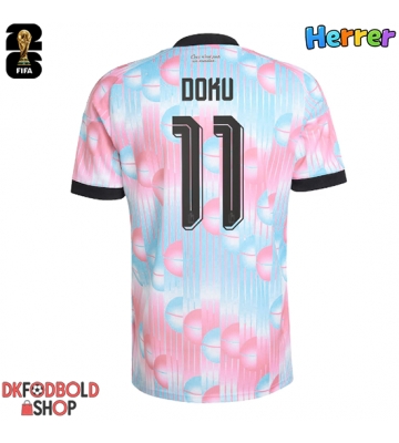 Belgien Jeremy Doku #11 Udebanetrøje VM 2026 Kort ærmer